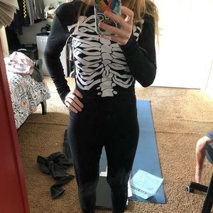 NWT Missguided Skeleton Top Jumpsuit
